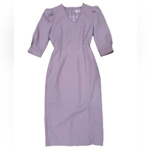 Elegant Pink Midi Dress Size S-M